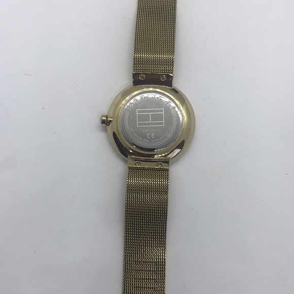 BNWT Tommy Hilfiger unisex slim Gold watch - Picture 7 of 11